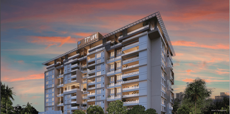 77Life artistic impression of building